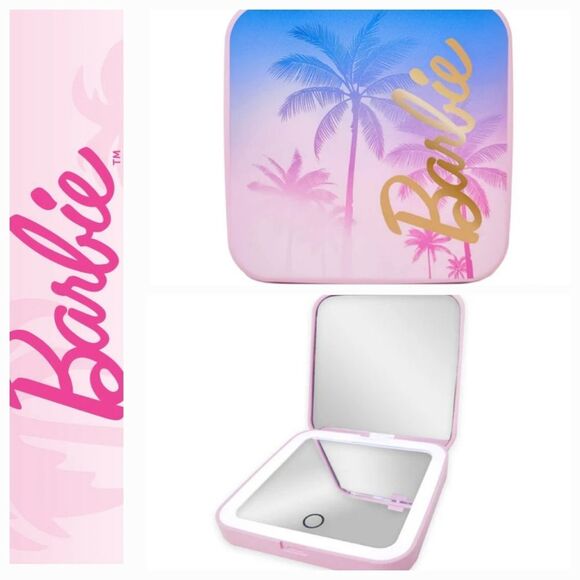 Impressions X Barbie Beach Dream LED Compact Mirror - Picture 1 of 9